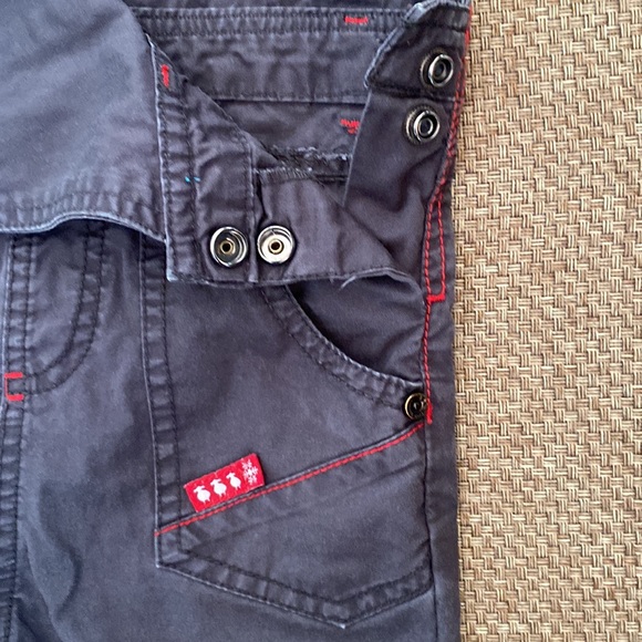 Trois Moutons Charcoal Gray Cotton Overalls 2T - Picture 10 of 12